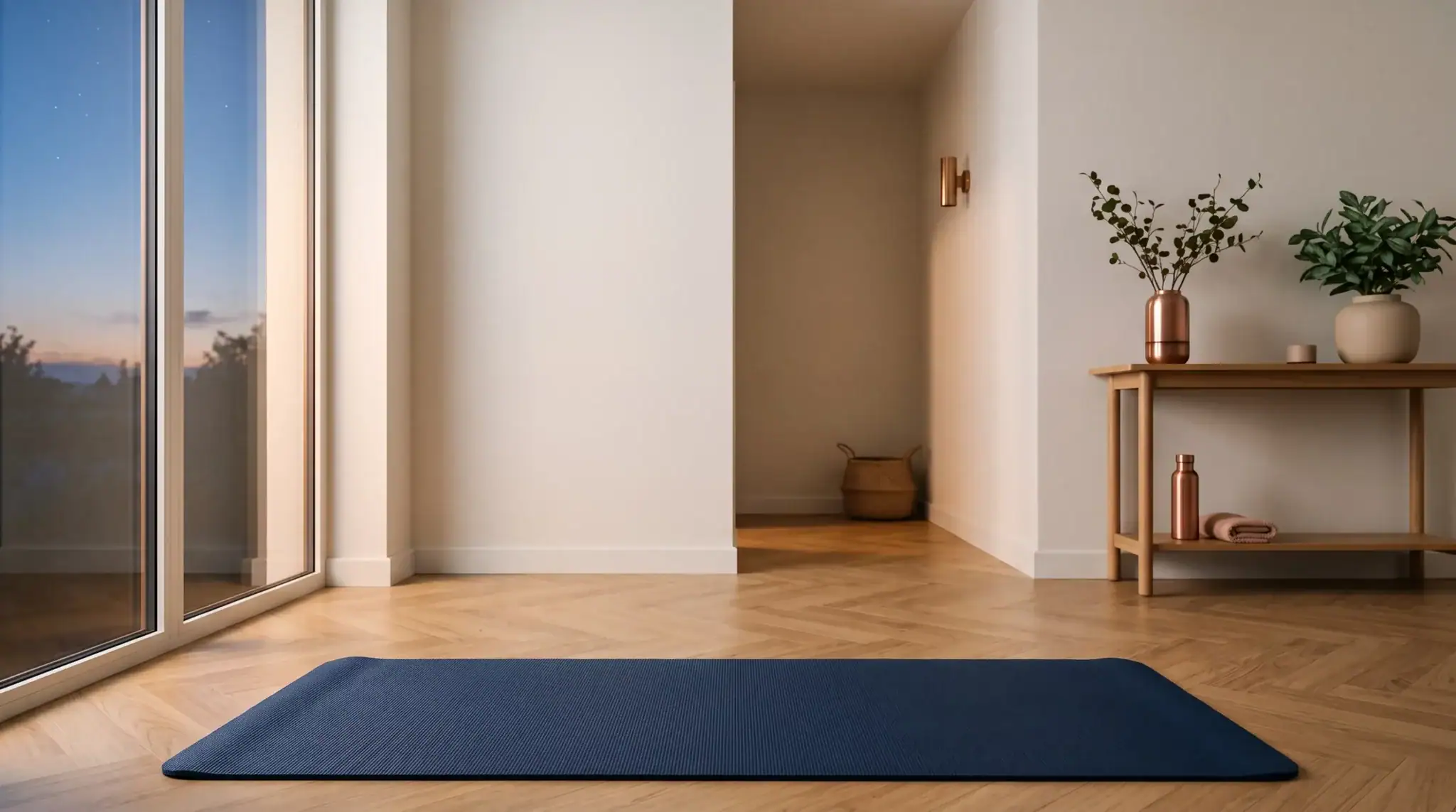 Entrée du studio de Pilates La Voie du Pilates, 14 rue René Char, ZAC Châteaufarine à Besançon