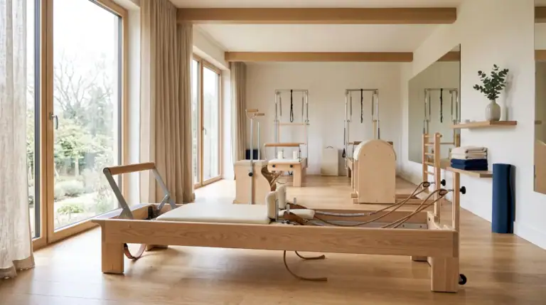 Reformer de Pilates dans le studio La Voie du Pilates à Besançon